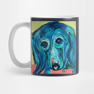 Blue Dachshund Mug